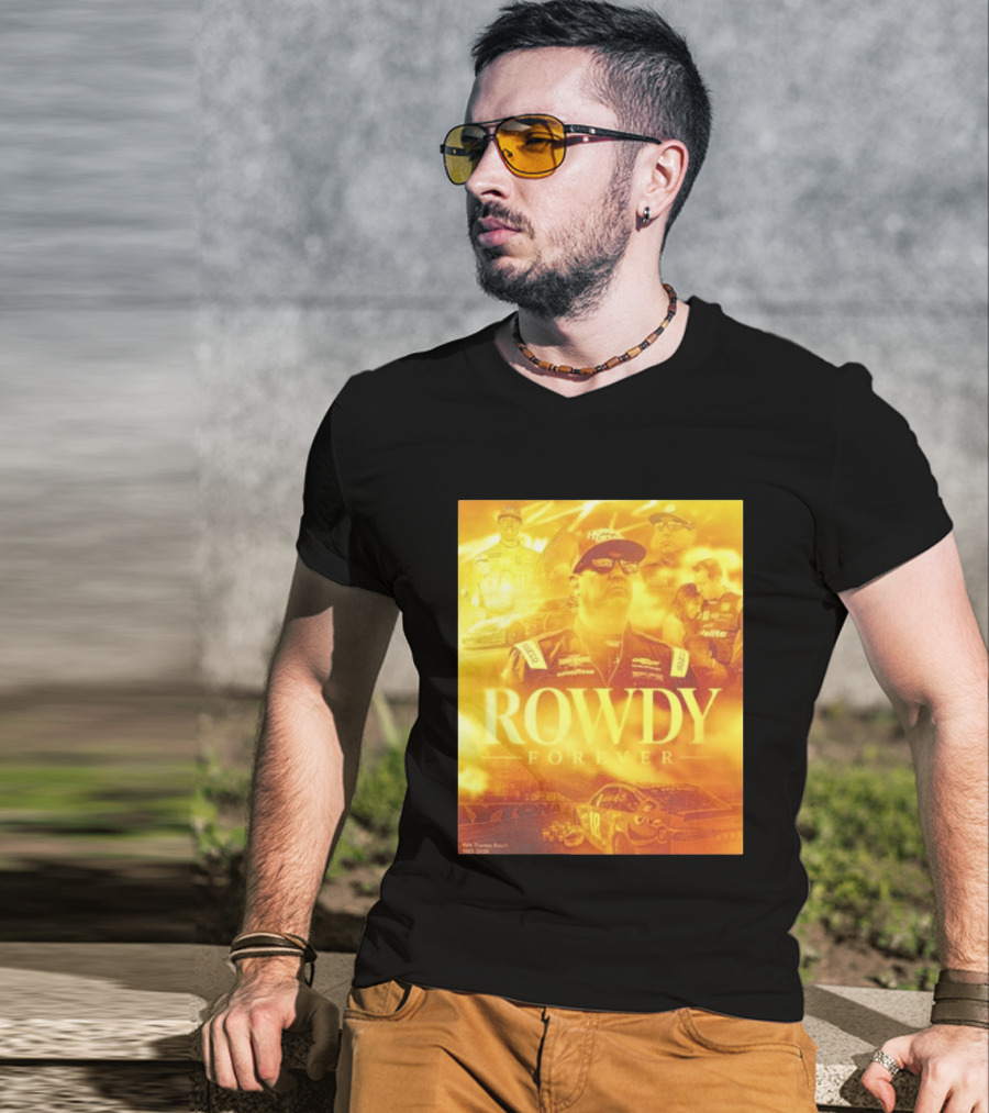 Kyle Busch Rowdy Forever Racing Daytona NASCAR 1985 2026 T-Shirt