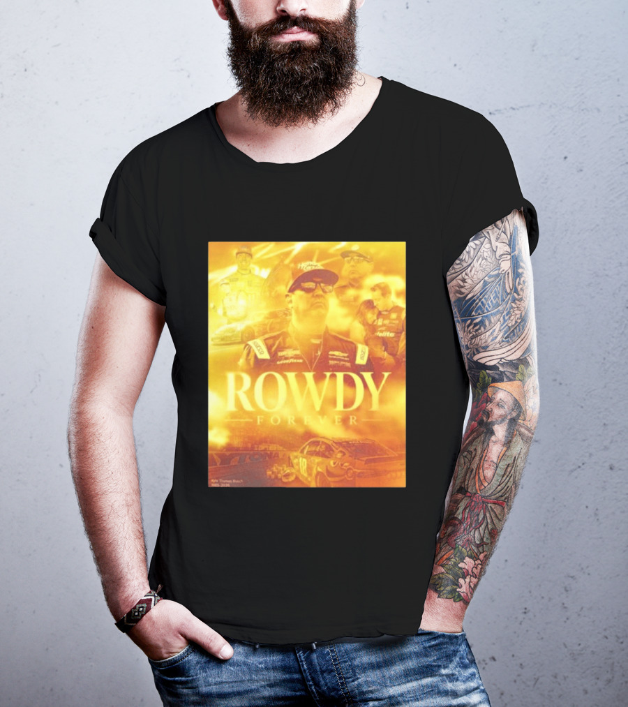 Kyle Busch Rowdy Forever Racing Daytona NASCAR 1985 2026 T-Shirt