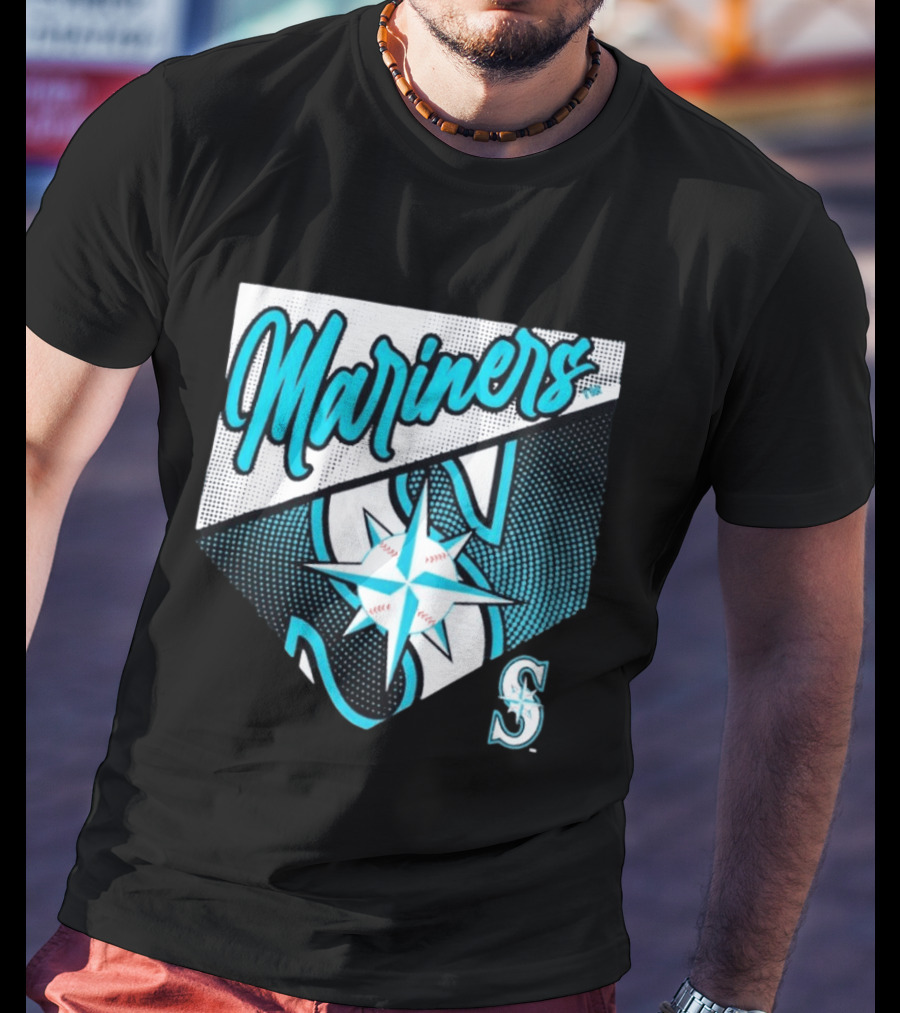 Mariners Compass Baseball Seattle Mariners T-Shirt