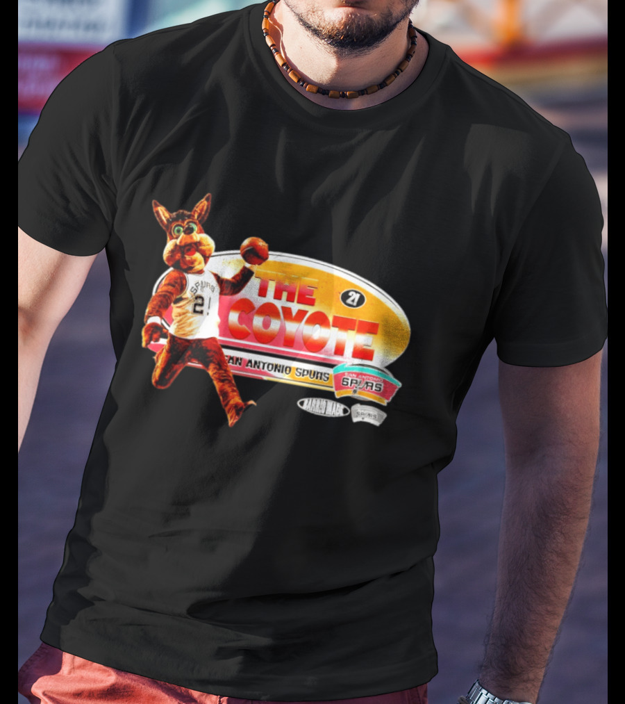 The Coyote 21 San Antonio Spurs Fans Karmanac T-Shirt