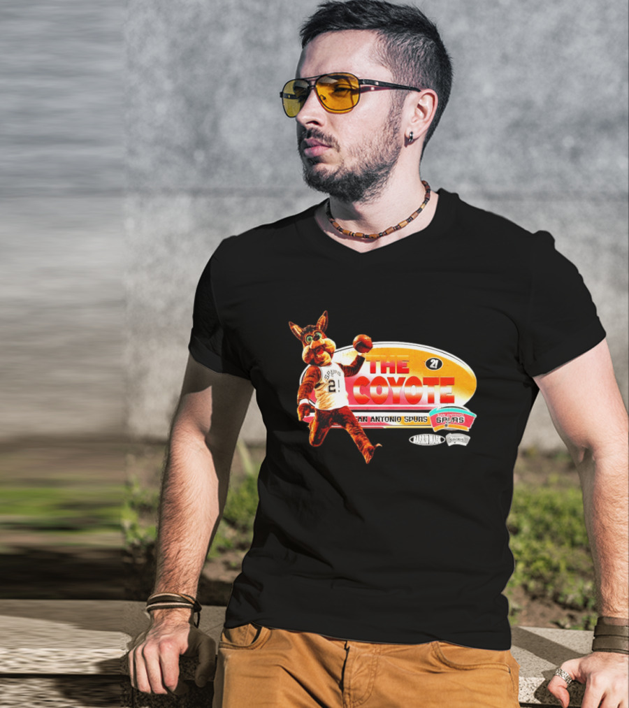The Coyote 21 San Antonio Spurs Fans Karmanac T-Shirt