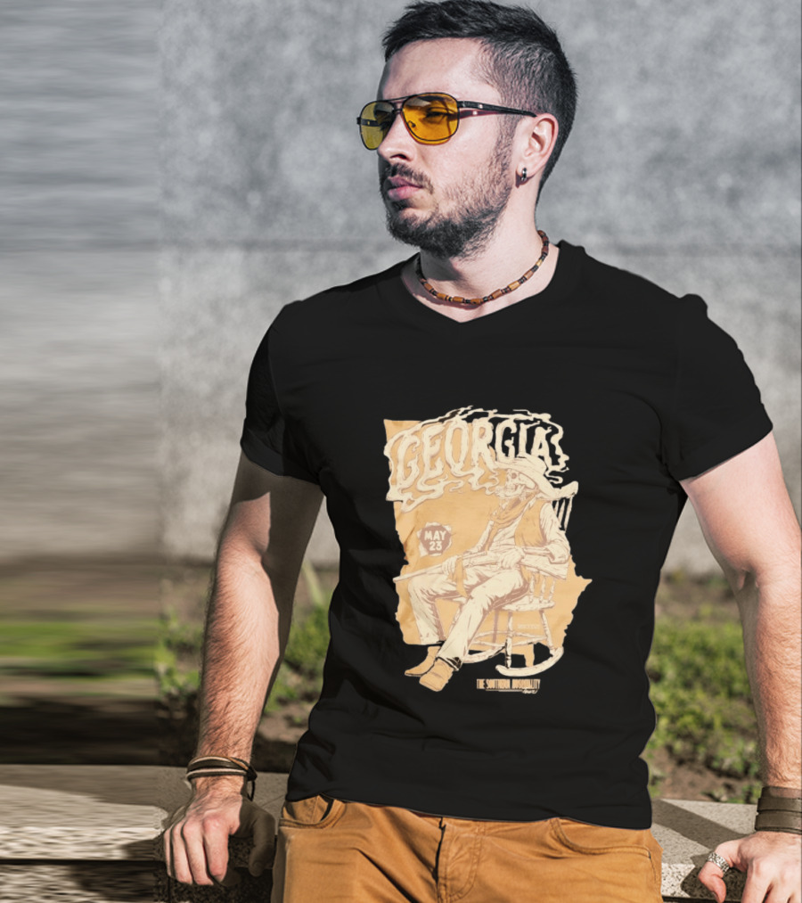 Georgia Skeleton Cowboy Southern Hospitality Tour May 23 MMXXVI T-Shirt