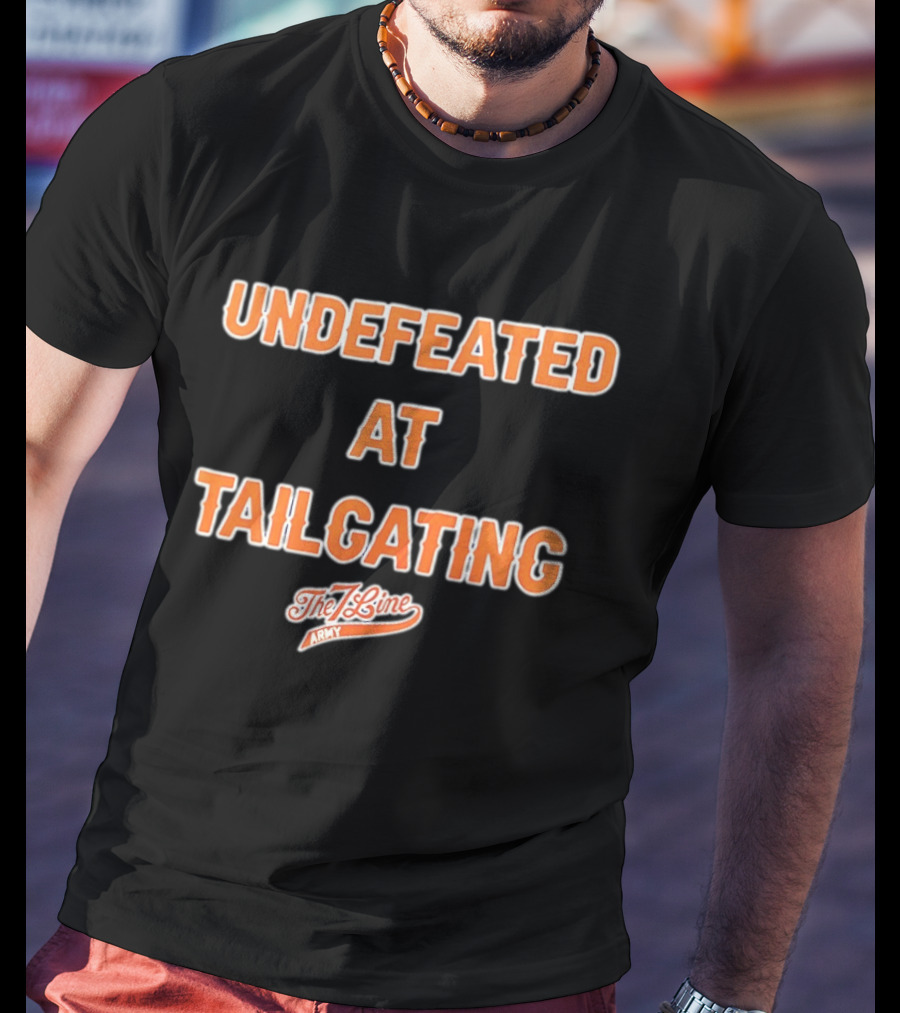 Undefeated At Tailgating The 7 Line Army New York Mets T-Shirt