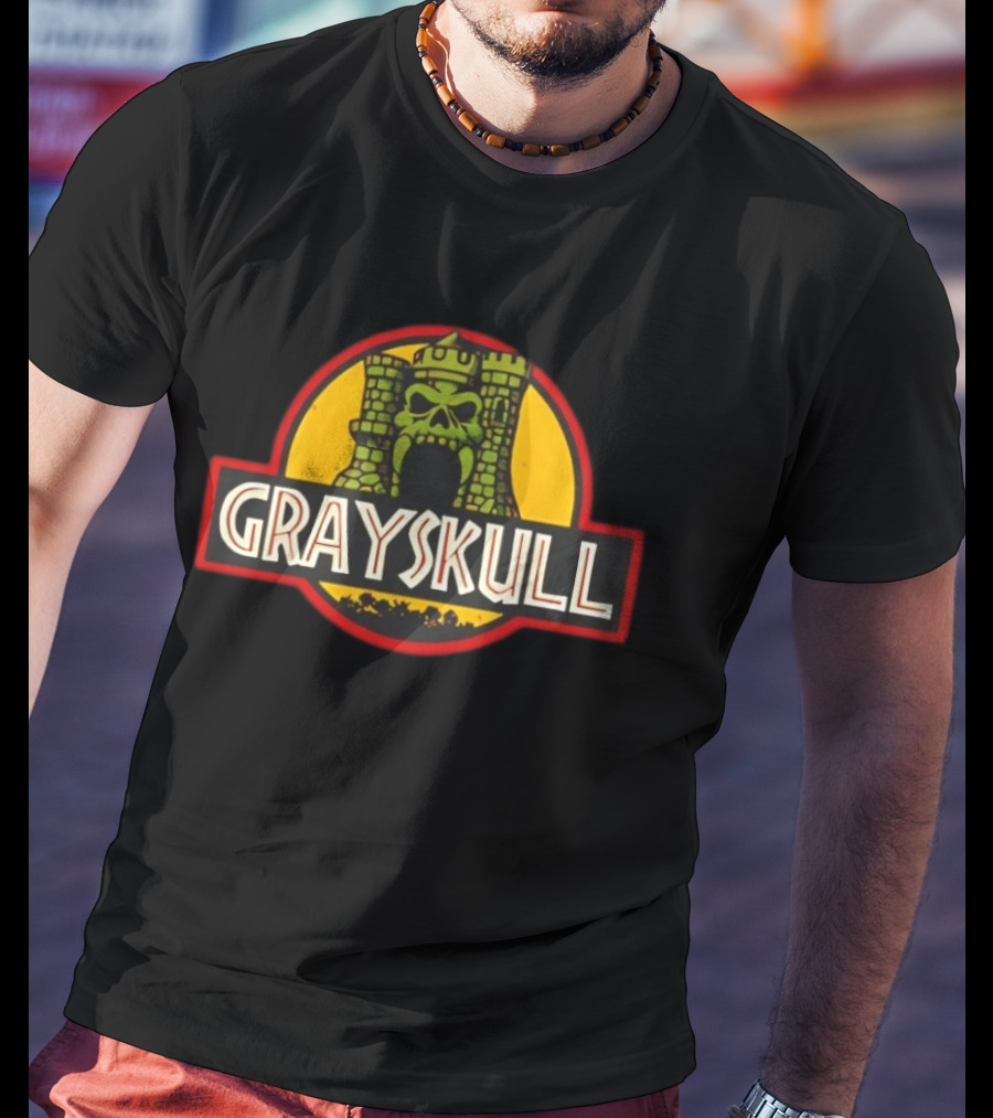 Grayskull Castle Masters Of The Universe Jurassic Park T-Shirt