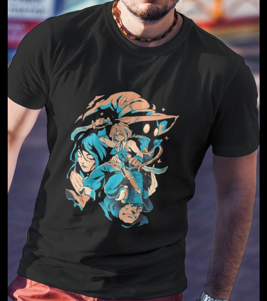 Final Fantasy IX Zidane Tribal Epic Adventure Thief T-Shirt