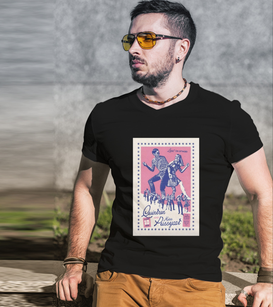 Quintron And Miss Pussycat Live On Stage June 10 2026 Santa Cruz CA Tour T-Shirt