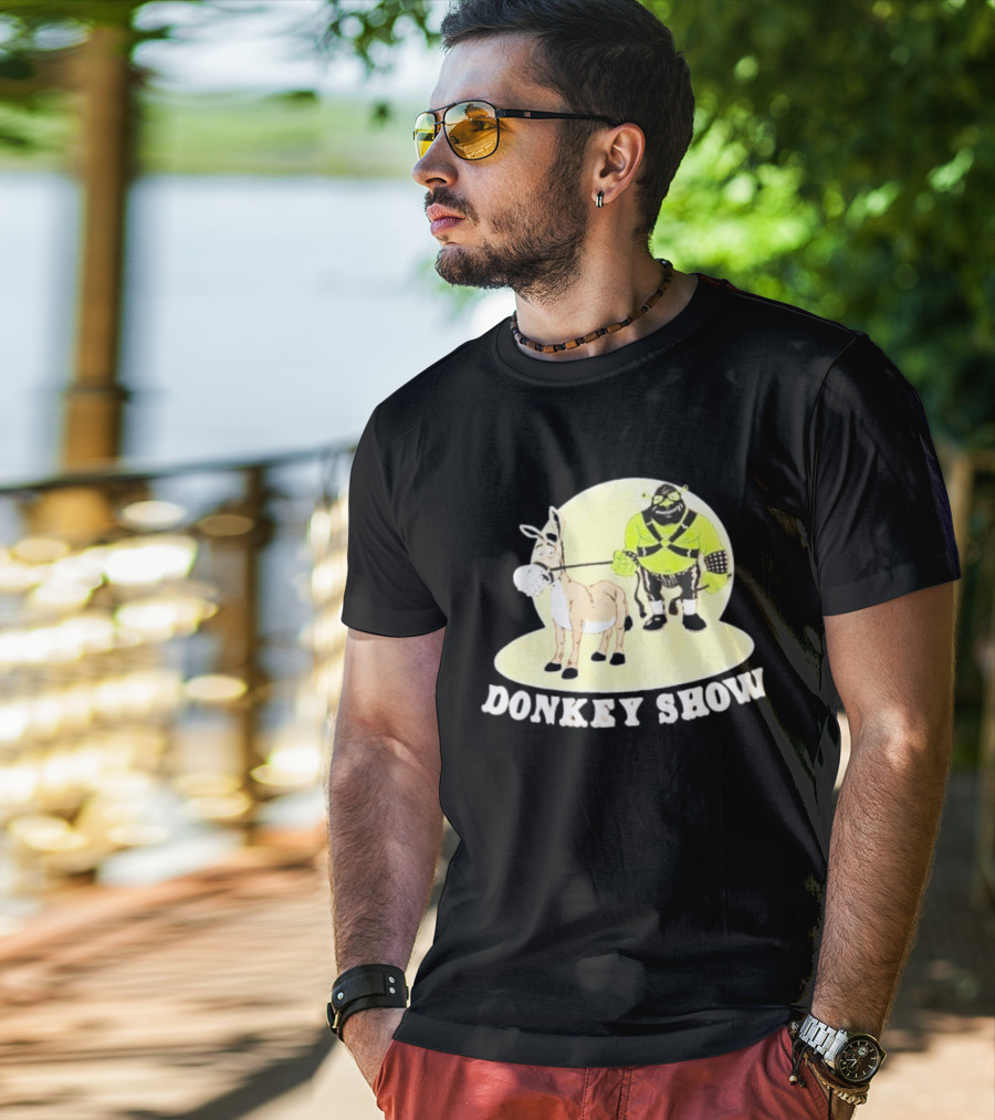 Shrek Gimp Donkey Show Leash T-Shirt