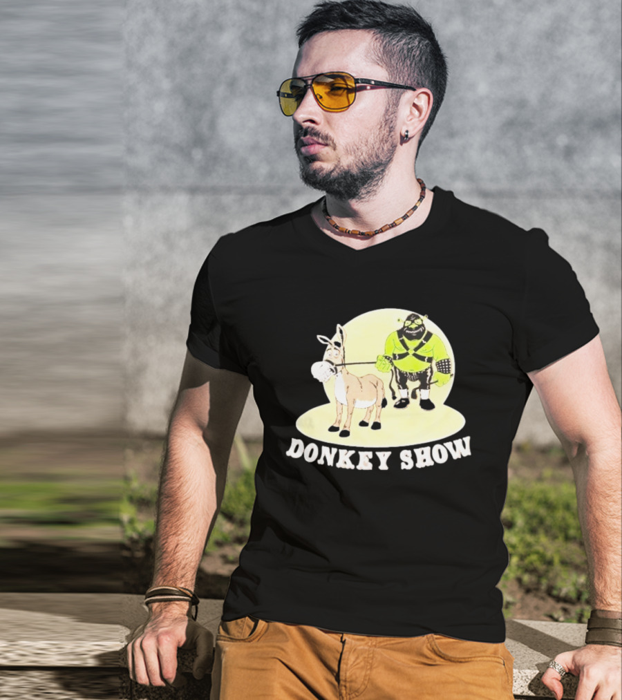 Shrek Gimp Donkey Show Leash T-Shirt
