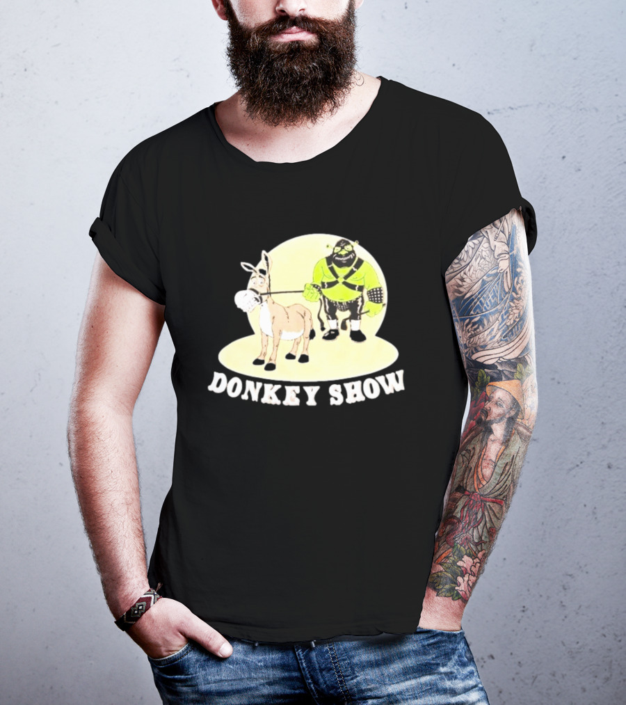 Shrek Gimp Donkey Show Leash T-Shirt