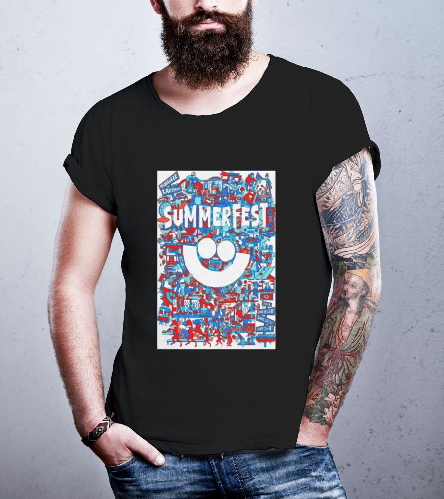 Summerfest Milwaukee Lakefront 2026 June 18 20 June 25 27 July 2 4 Event T-Shirt