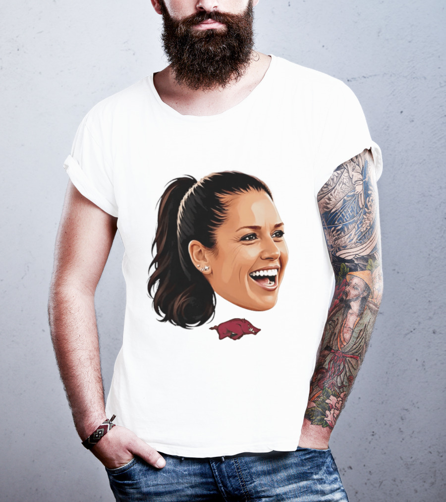 Arkansas Razorbacks Kailey Wyckoff Caricature Sports Team Fan Spirit T-Shirt