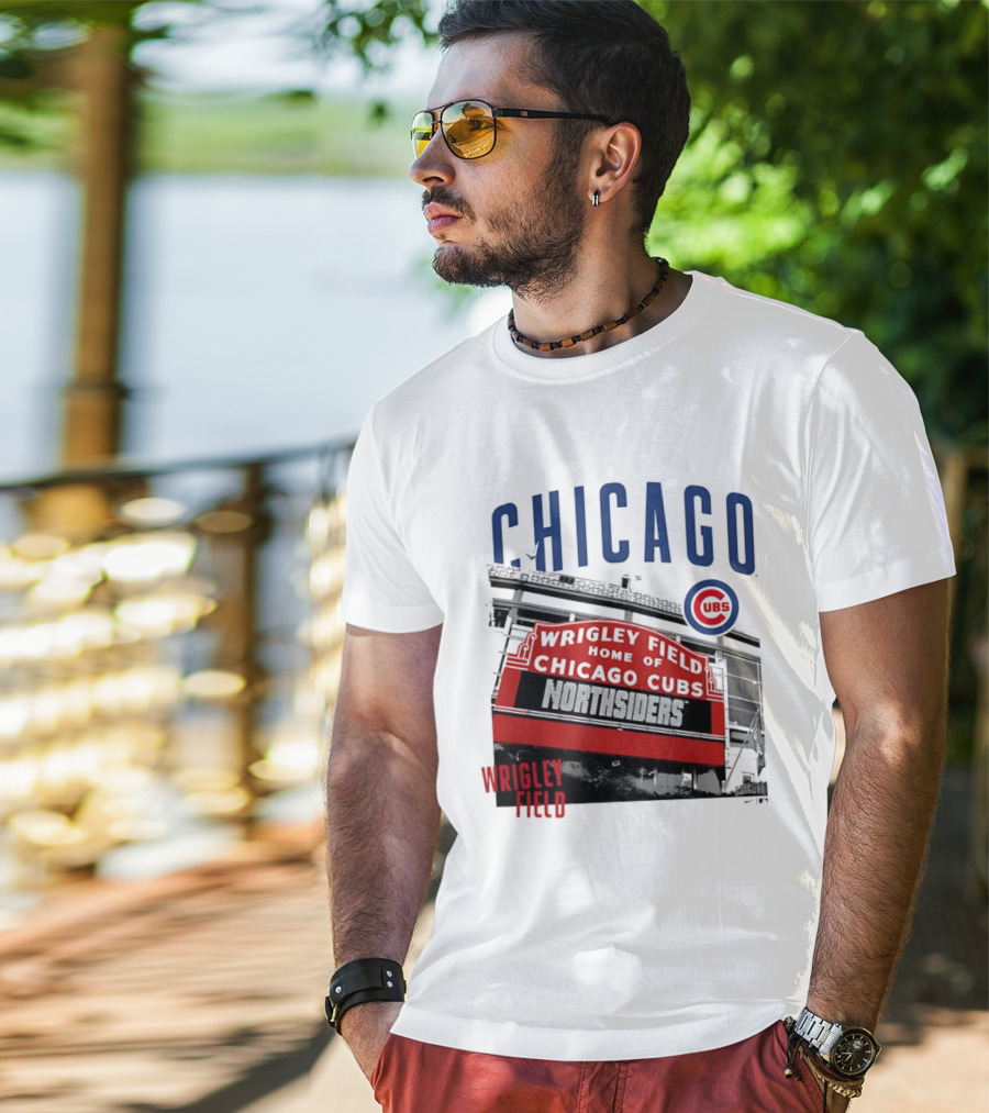 Chicago Cubs Wrigley Field Home Of The Cubs Northsiders T-Shirt