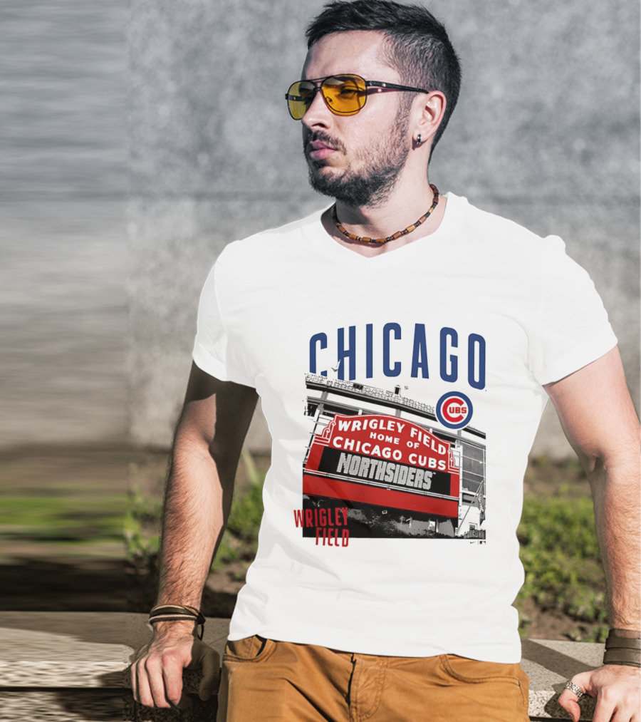 Chicago Cubs Wrigley Field Home Of The Cubs Northsiders T-Shirt