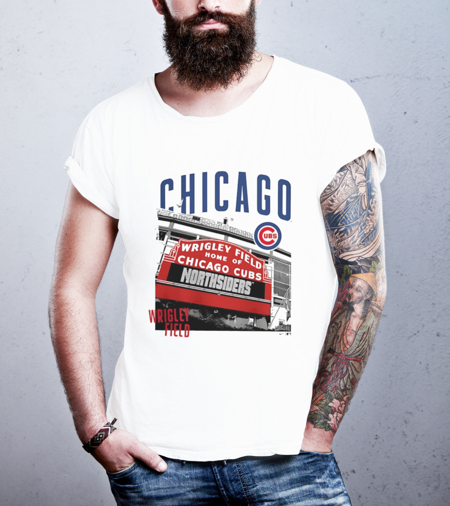 Chicago Cubs Wrigley Field Home Of The Cubs Northsiders T-Shirt