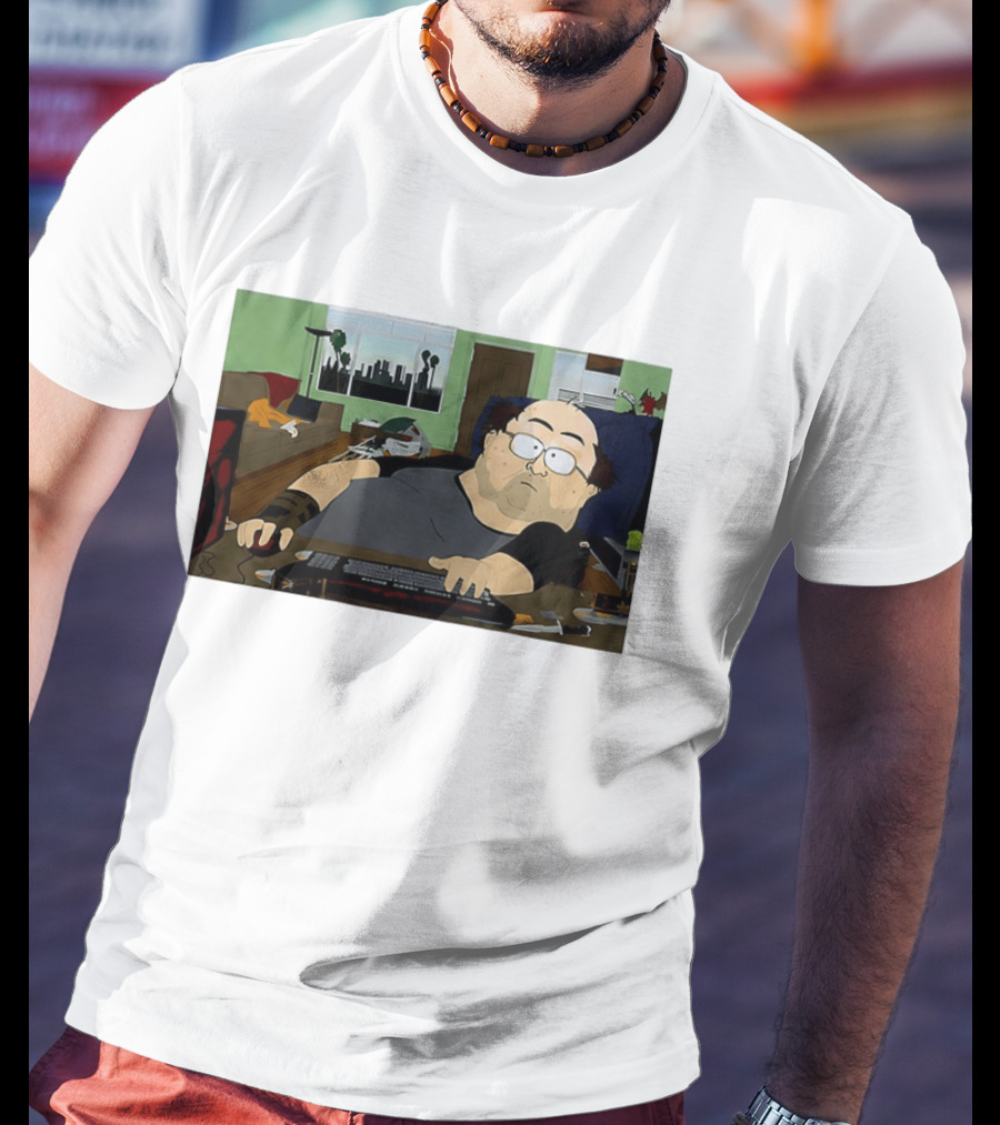 Gamer South Park Meme Online Gaming Guy Couch Scene T-Shirt