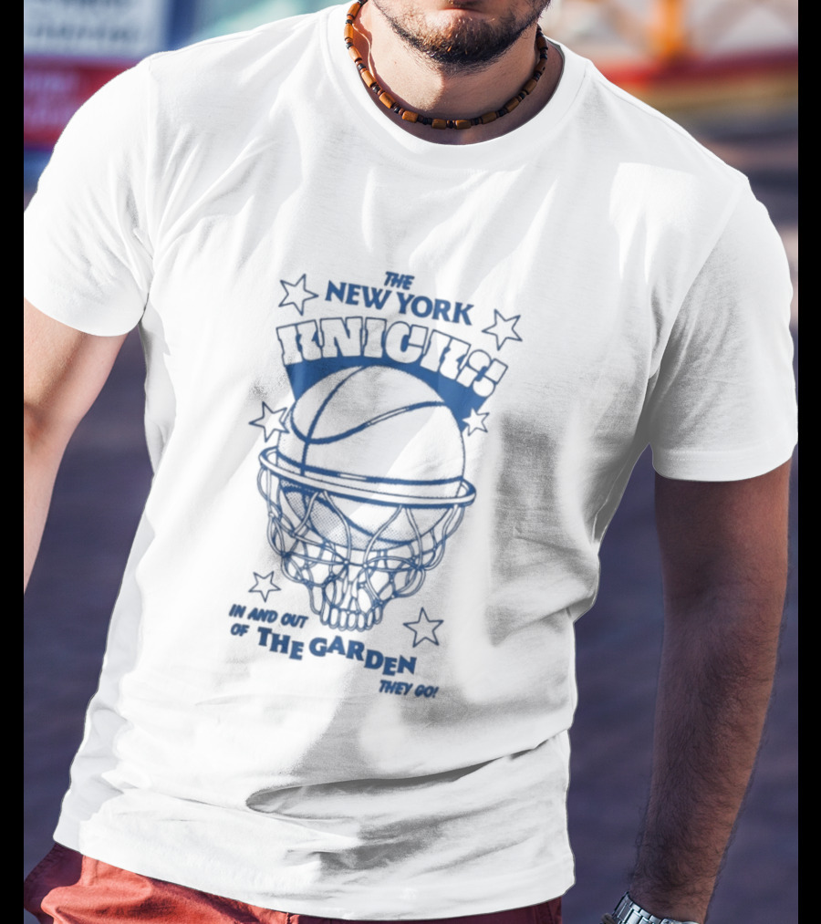 The New York Knicks Grateful Dead Steal Your Face Basketball In And Out Of The Garden T-Shirt