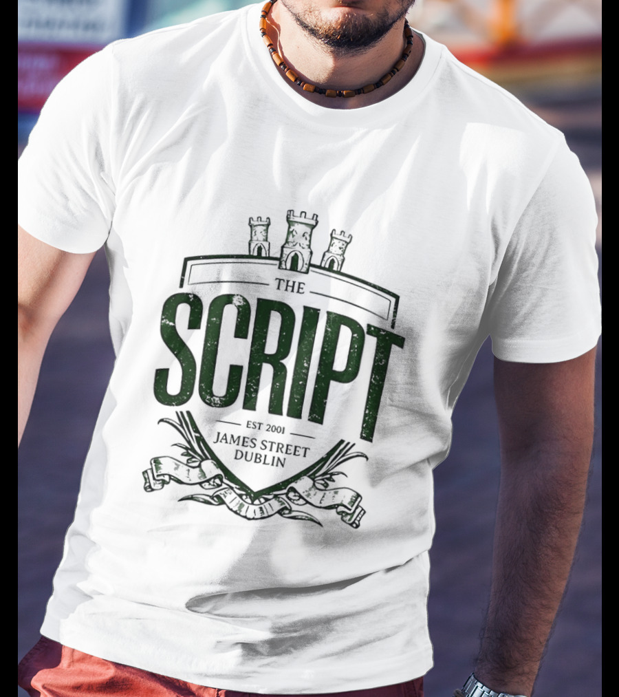 The Script James Street Dublin 2026 Tour Crest T-Shirt