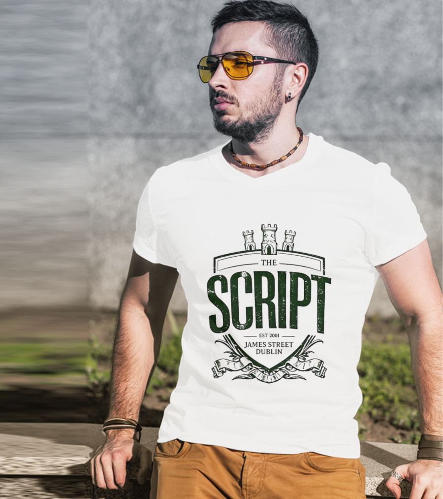 The Script James Street Dublin 2026 Tour Crest T-Shirt