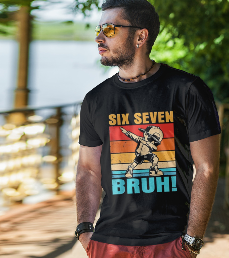 Six Seven Birthday Dab Bruh Kid T-Shirt