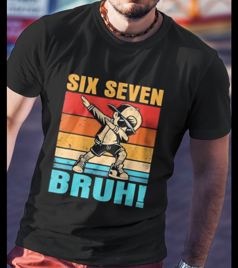Six Seven Birthday Dab Bruh Kid T-Shirt