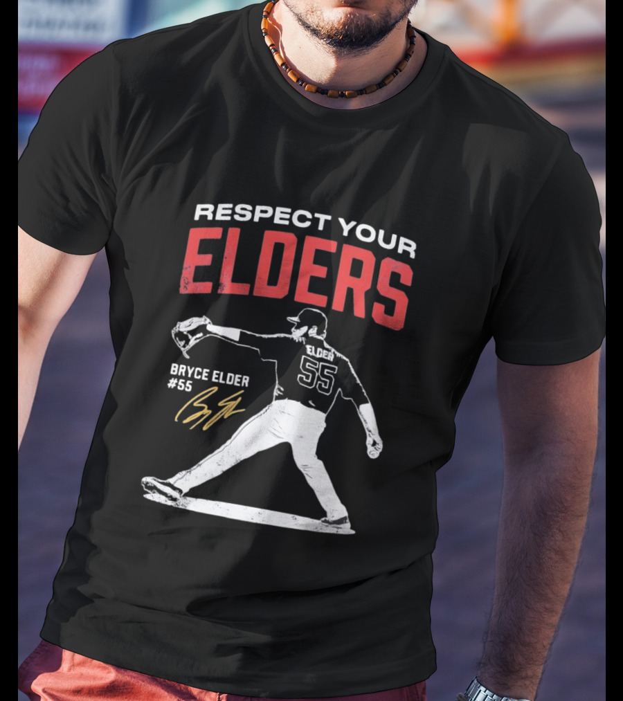 Respect Your Elders Bryce Elder #55 Atlanta T-Shirt