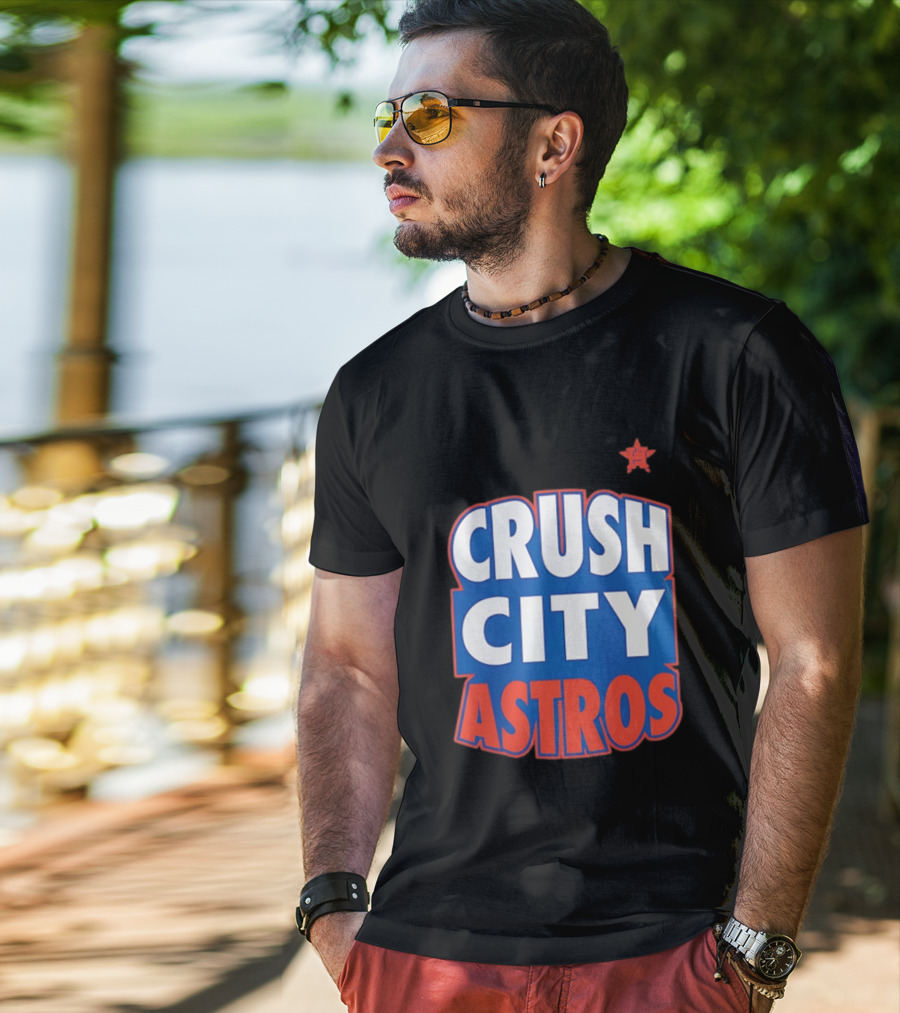 Houston Astros Crush City Astros Baseball Fan T-Shirt