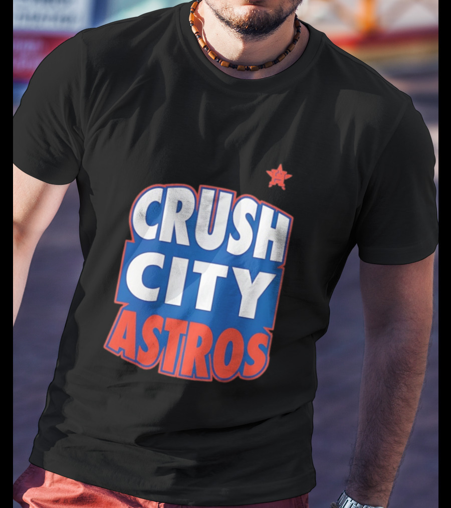 Houston Astros Crush City Astros Baseball Fan T-Shirt