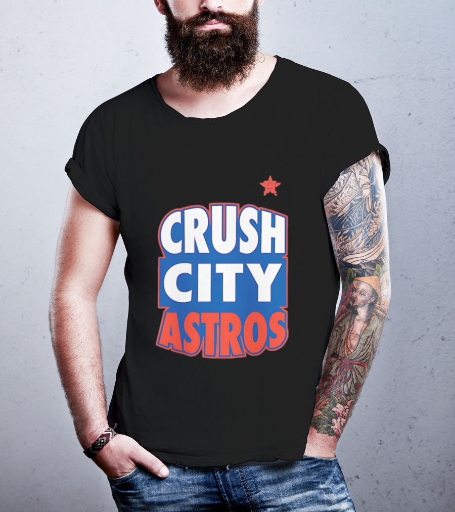 Houston Astros Crush City Astros Baseball Fan T-Shirt