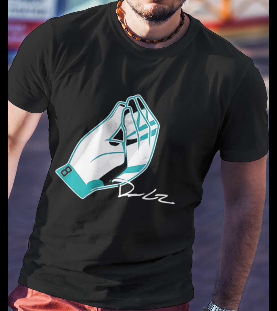 Dominic Canzone Seattle Mariners Che Vuoi Hand Gesture 8 Signature T-Shirt