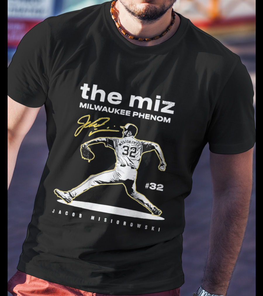 The Miz Milwaukee Phenom Jacob Misiorowski #32 T-Shirt