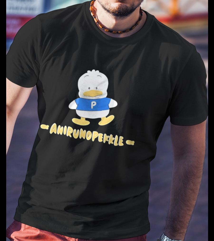 AhirunoPekkle P Blue Sanrio Character Duck T-Shirt