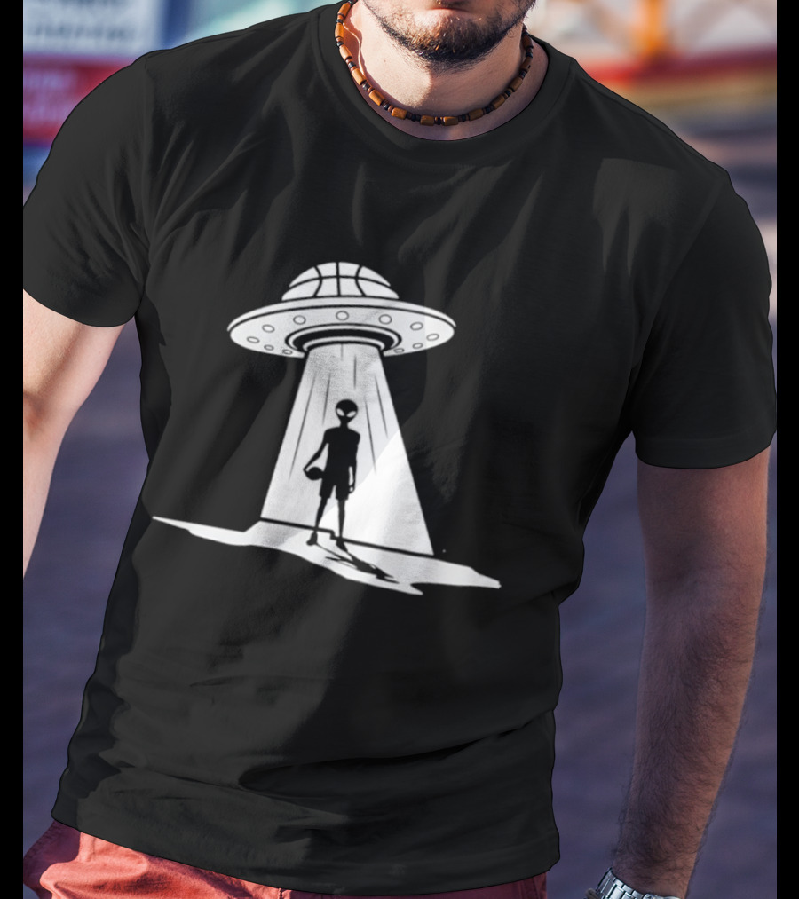 Victor Wembanyama Spurs UFO Alien Encounter T-Shirt