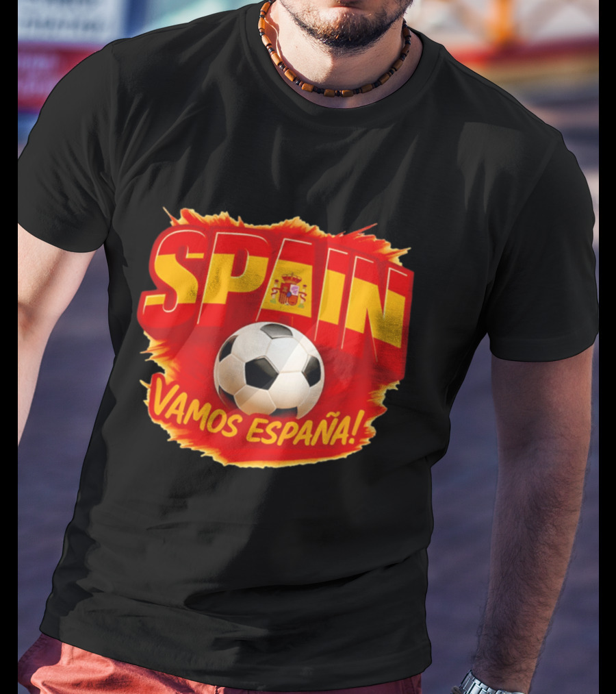 Spain Vamos España Soccer Ball T-Shirt