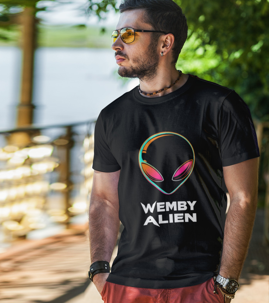 Wemby Alien San Antonio Spurs Fiesta Extraterrestrial Edition T-Shirt
