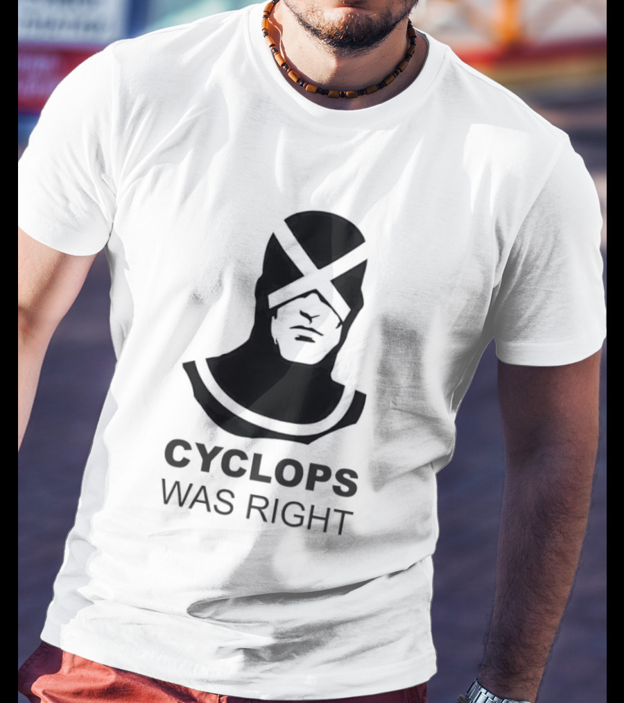 Cyclops Was Right X Men Marvel Comics T-Shirt