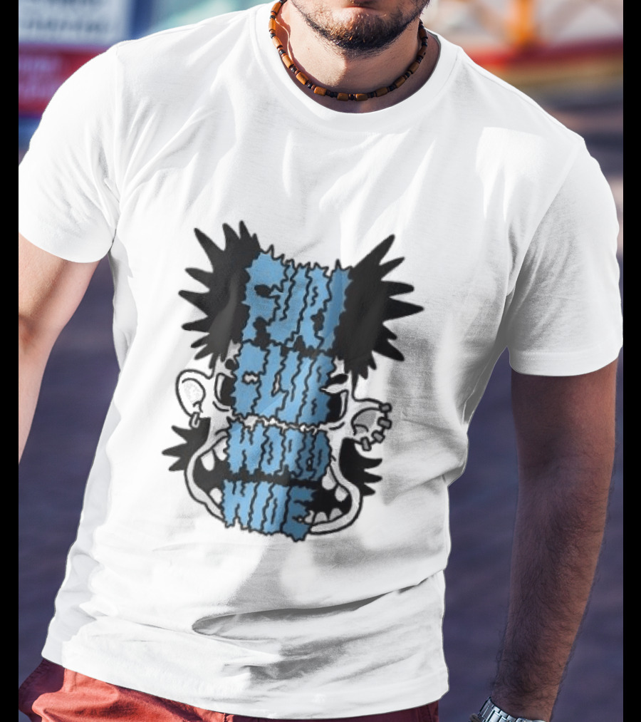 Furi Club Worldwide Skull Face T-Shirt
