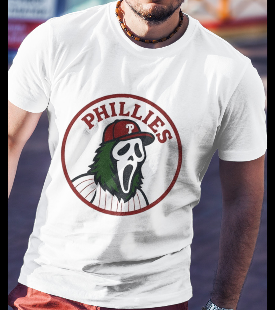 Phillies Ghostface MLB Baseball 2025 T-Shirt