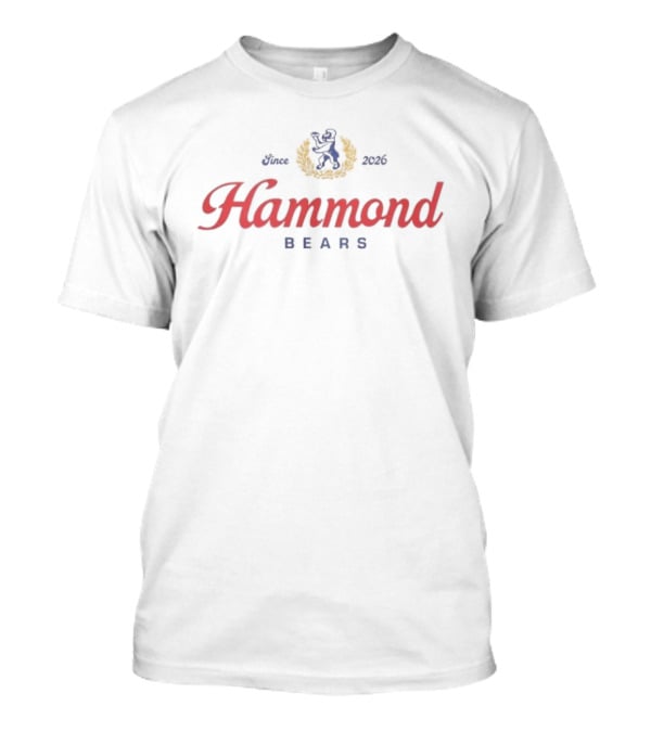Hammond Bears 2026 Chicago Team Established Since 2026 T-Shirt