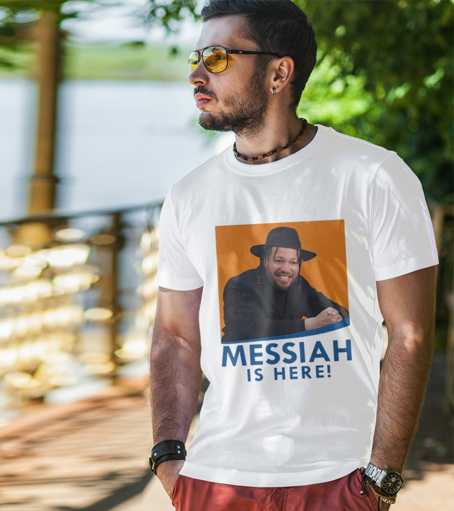 Jalen Brunson Nissim Black New York Knicks Messiah Is Here T-Shirt