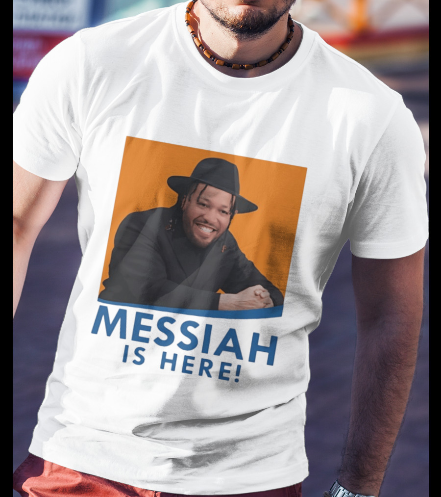 Jalen Brunson Nissim Black New York Knicks Messiah Is Here T-Shirt