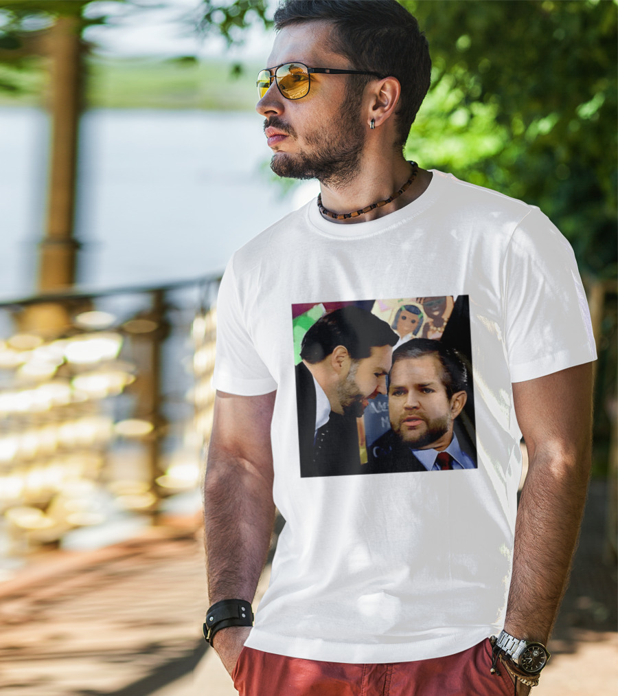 JD Vance And Jerry Falwell Jr Whispering In The American T-Shirt