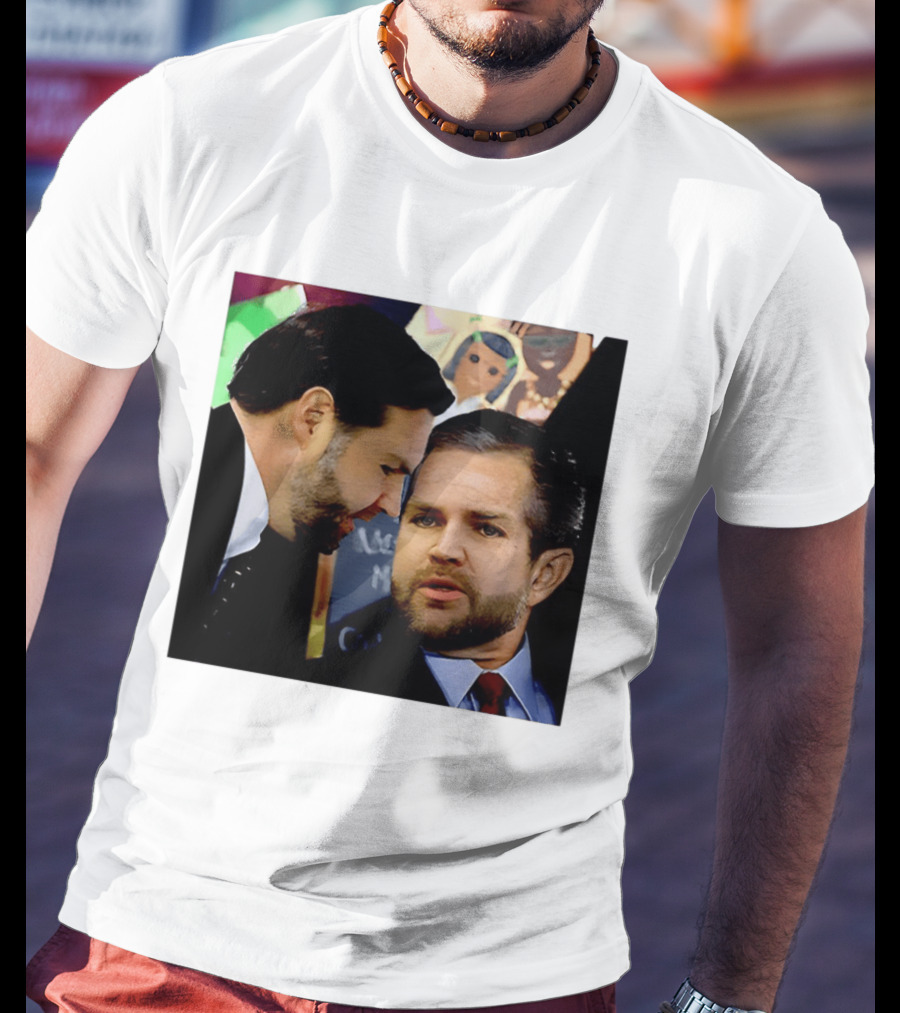 JD Vance And Jerry Falwell Jr Whispering In The American T-Shirt