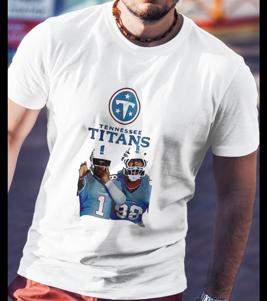 Tennessee Titans Step Brothers Kyler Murray Jeffery Simmons T-Shirt