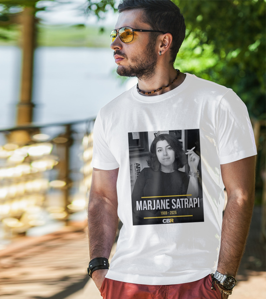 Marjane Satrapi 1969 2026 CBR Memorial T-Shirt