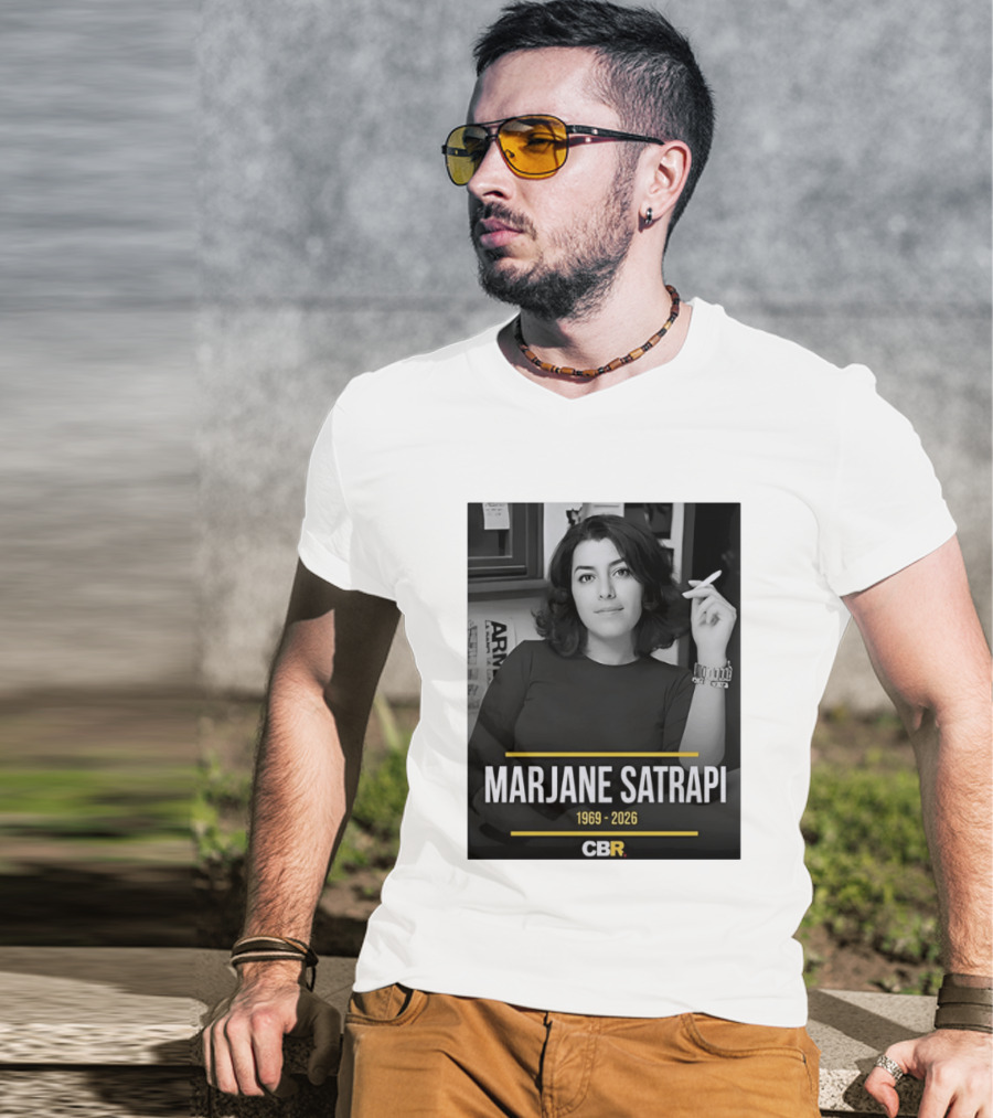 Marjane Satrapi 1969 2026 CBR Memorial T-Shirt