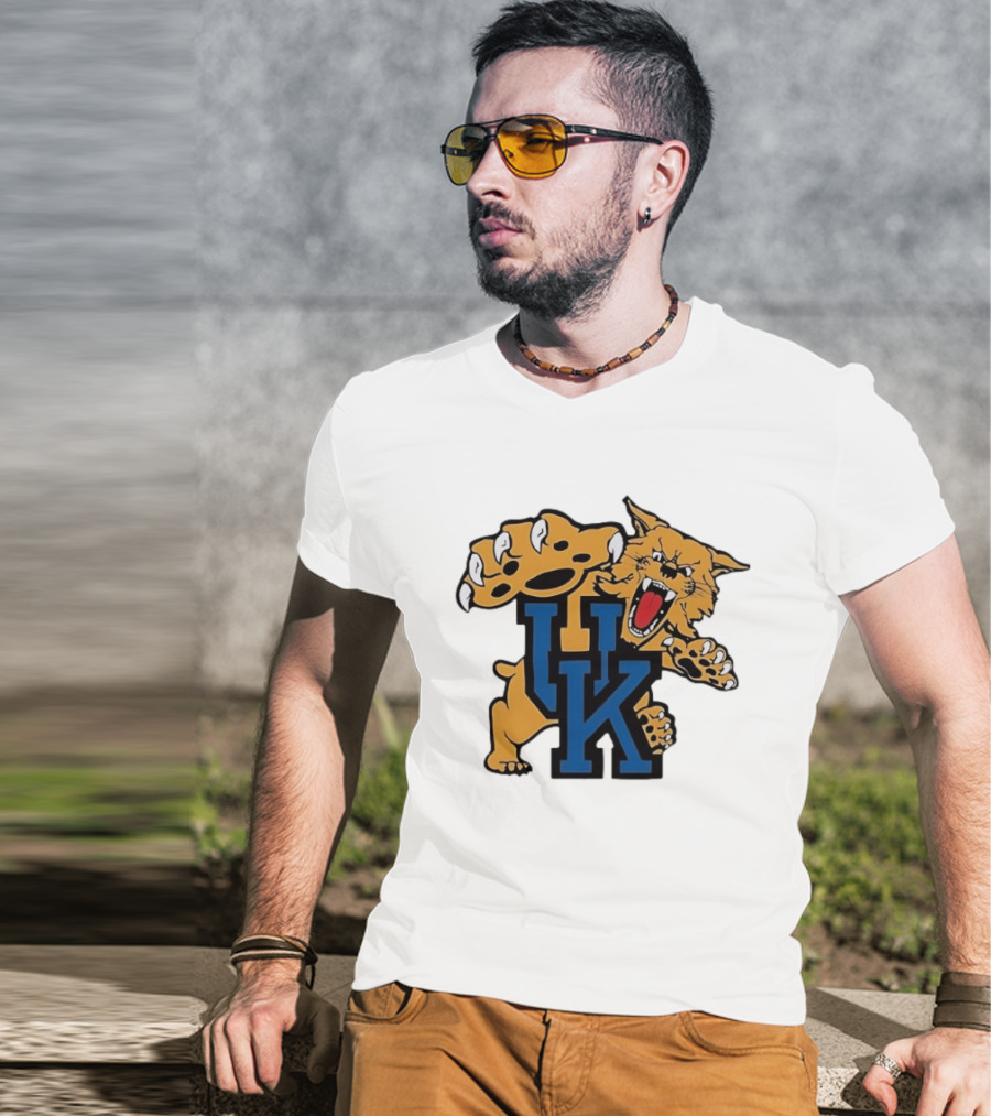 University Of Kentucky Wildcats UK Claw Mascot Sports Team T-Shirt