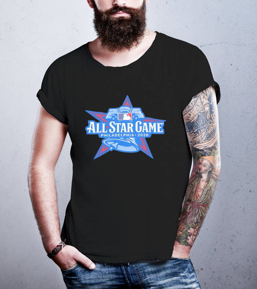 All Star Game Philadelphia 2026 MLB Liberty Bell Baseball T-Shirt