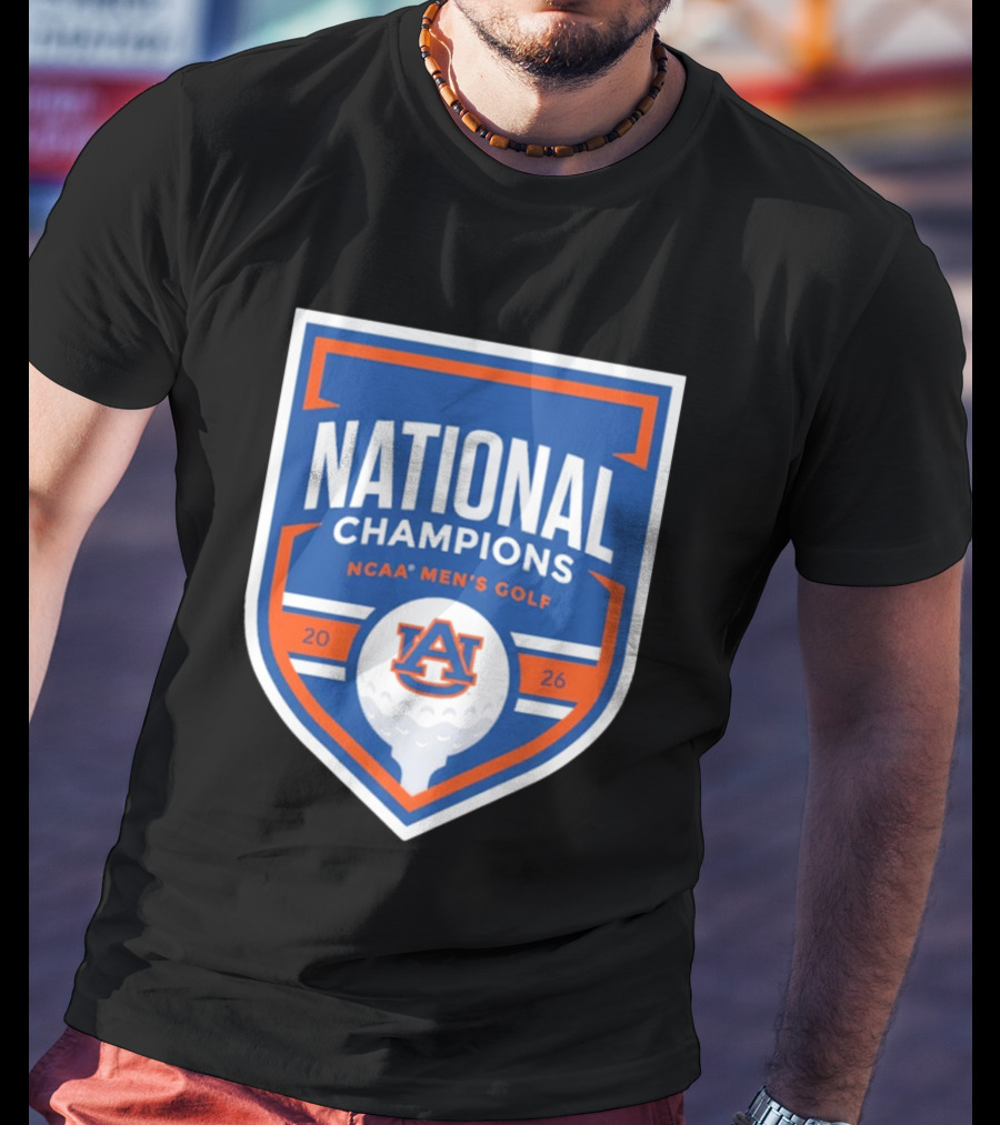 Auburn Tigers National Champions 2026 NCAA Men's Golf T-Shirt