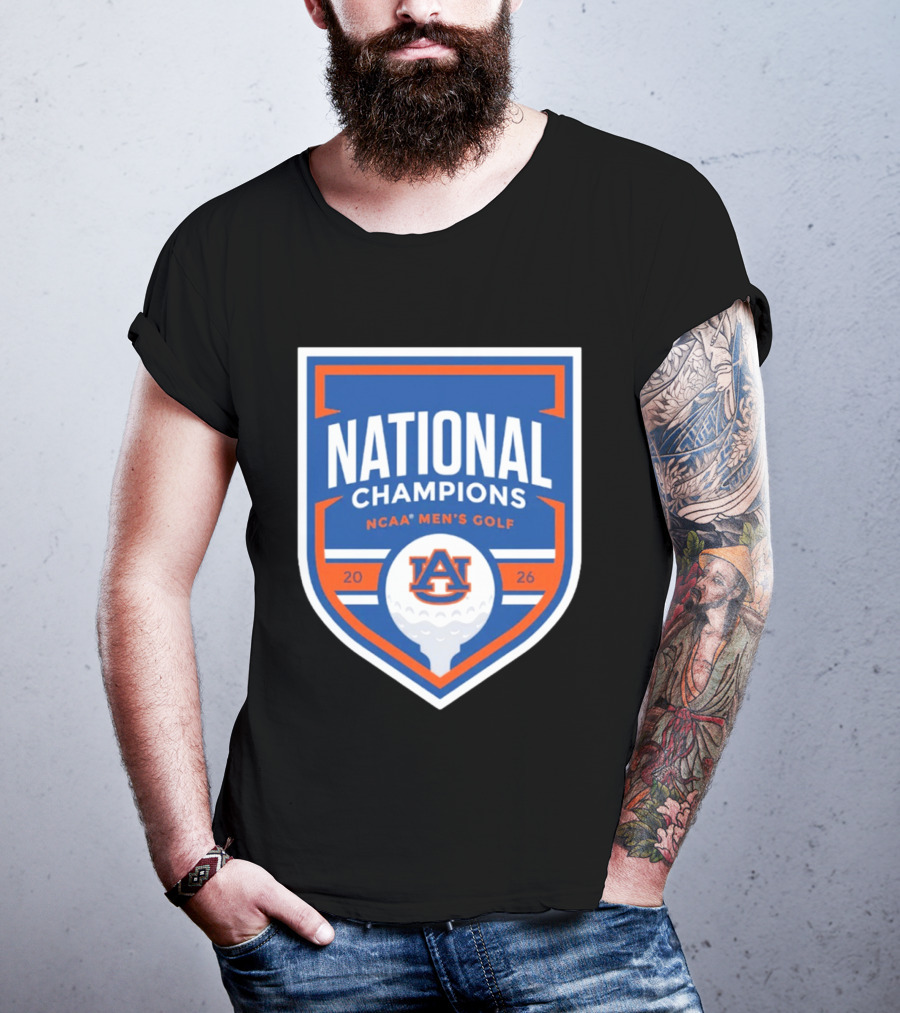 Auburn Tigers National Champions 2026 NCAA Men's Golf T-Shirt