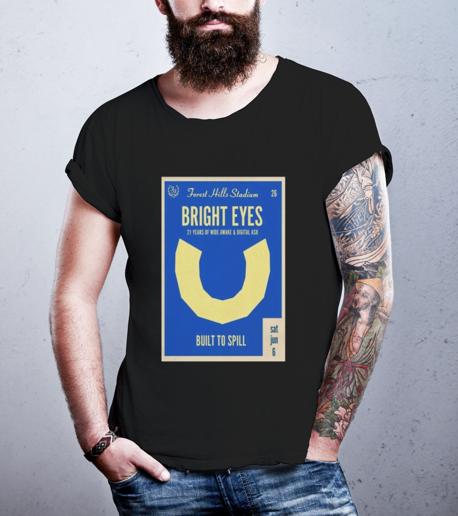 Forest Hills Stadium Bright Eyes 21 Years Of Wide Awake And Digital Ash Built To Spill June 6 T-Shirt